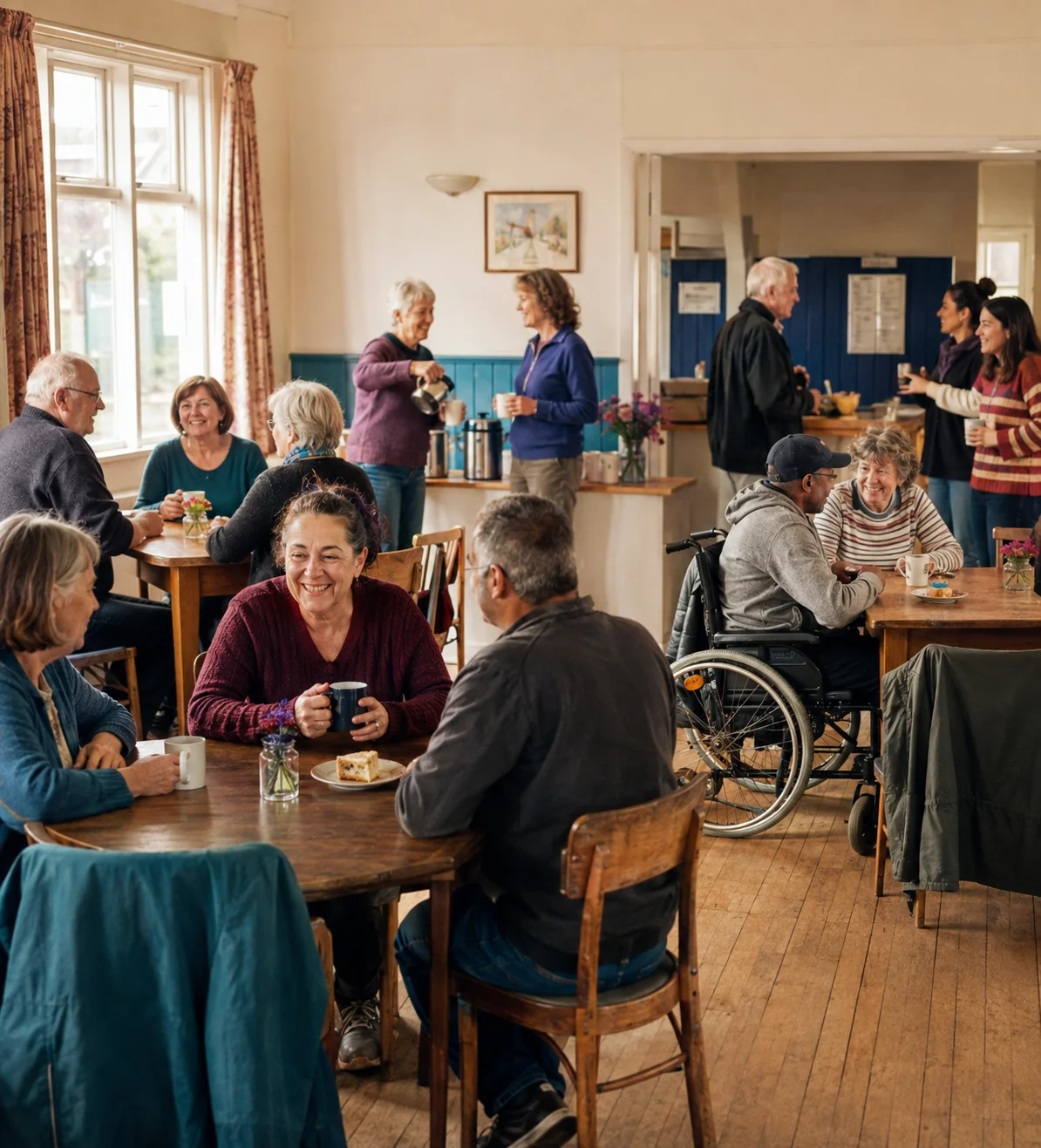 Warm Intergenerational Coffee Morning